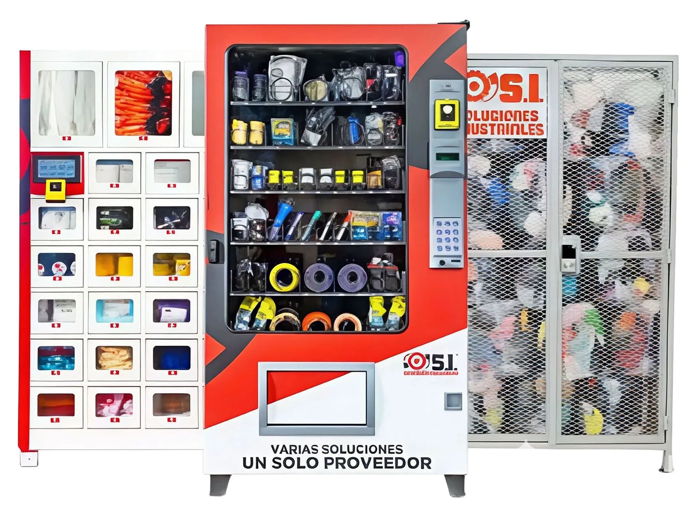 Máquinas vending y gabinetes SI Supply